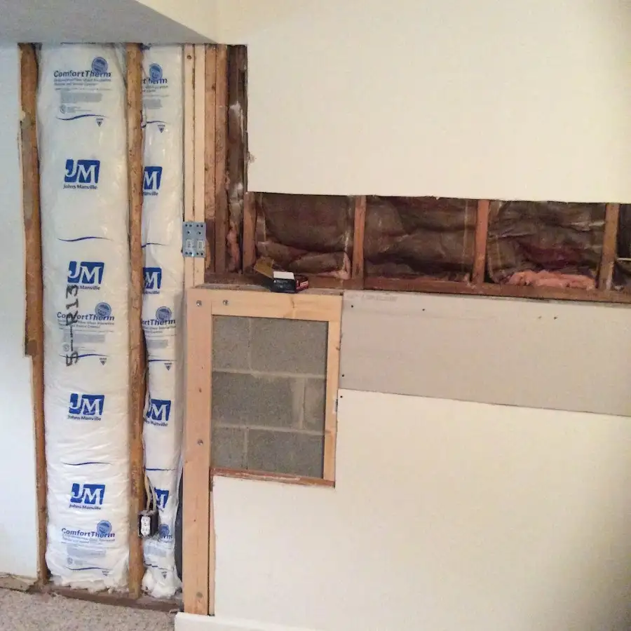 Wall insulation replacement during Odor Removal & Deodorization in Arcadia